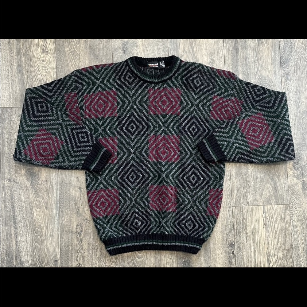 Vintage Exchange Unlimited USA Made 90’s Geometric Sweater